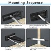 Reinforced Storm Door Closer Bracket, Screen Door Closer Replacement Part,