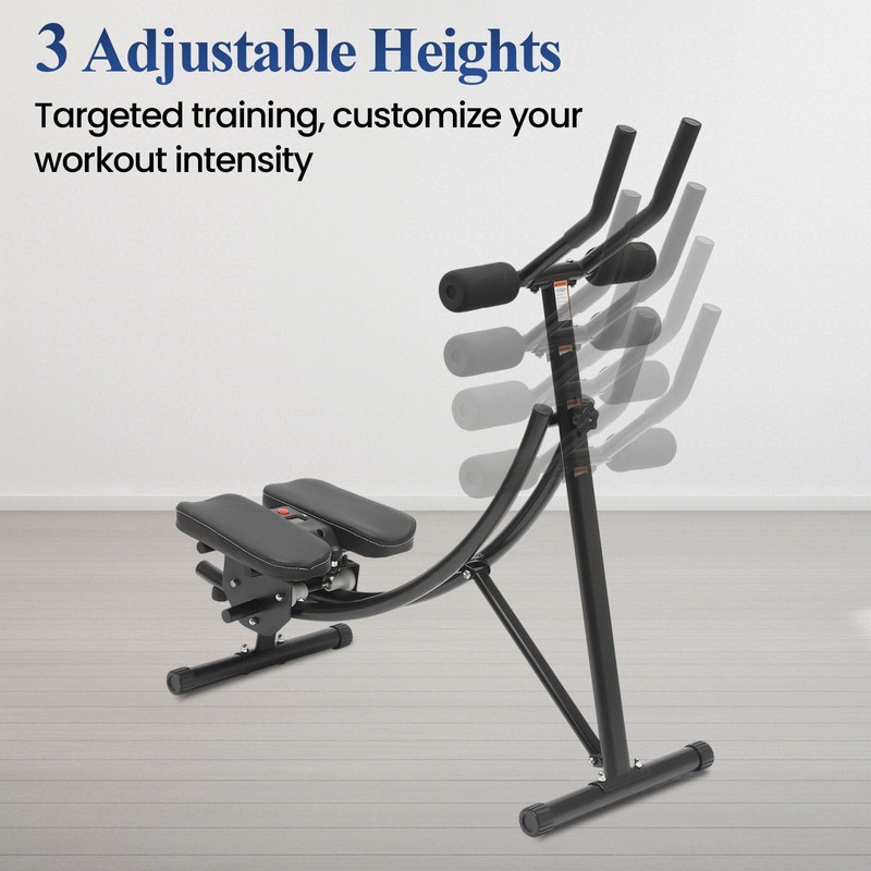 Ab Machine for Home exercise, Ab Crunch Workout Equipment Adjustable