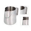 Milk Frother Cup 380ml 304 Stainless Steel High Durability Multifunctional