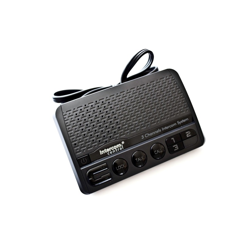 Intercom Central® Ground Wire Power-line 3 Channels Intercom System, Three
