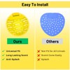 10 Pack of Hazzas Lemon Scented Urinal Mats - Ultimate
