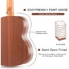 Everjoys Mahogany Soprano Ukulele Starter Kit - Professional 21 inch