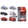 Majorette SOS 212057261038 Set of 3 Vehicles The Cast Surprise,