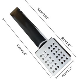 Tea Bag Squeezer, Stainless Steel Tea Bag Holder, Effective Tea Tool for Easy Extraction, Tea Bag Strainer Clip, Tea Bag Tongs for Gripping Ice Cubes Tea Bags (15cm)