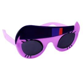 Sun-Staches My Little Pony Official Twilight Sparkle Sunglasses | Lil Costume Accessory | UV 400 | One Size Fits Most Kids