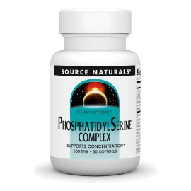 Source Naturals | Phosphatidyl Serine Complex | 500mg 30 Cap Sabor Sin Sabor