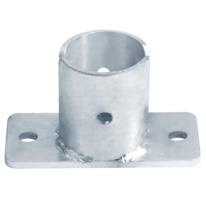 YIDU69Q 2 Pcs 2 3/8" Round Post Mount Bracket, Adjustable