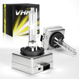 VHK for Ford Mustang Headlights D3S Xenon HID Bulbs 2013 2014 2015 2016 2017 2018 2019 2020 2021 2022 2023, GT V6 Shelby GT350 GT500 High Low Beam Bi-Xenon Lights, 6000K White 35W OEM D3SC1, 2 Pack