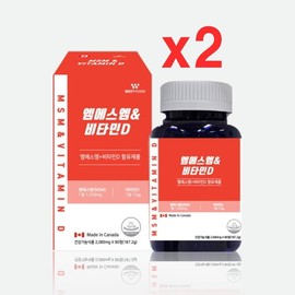 Wayfarm MSM Vitamin D 2080mg x 90 tablets x 2 health functional food / 웨이팜 엠에스엠 비타민D 2080mg x 90정 x 2개 건강기능식품
