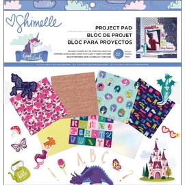 American Crafts Shimelle Head In The Clouds Project Pad 12 x 12 Inches 33/Pkg