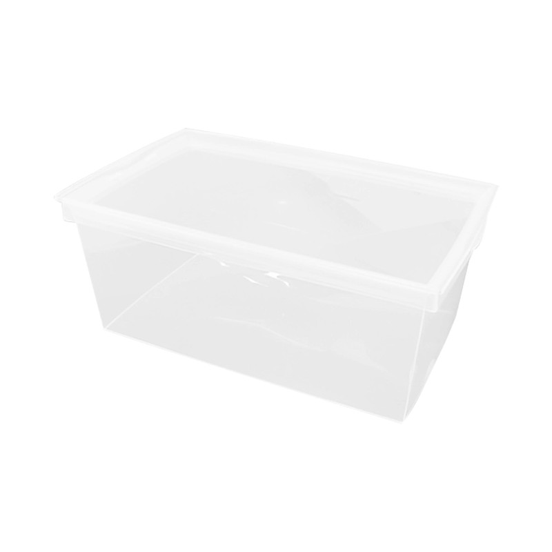 Superio 4-Pack Shoe Box Modern Storage Container - 6.5 Quart/6