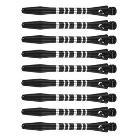 YOKIVE 9 Pcs Dart Shafts, Indoor Outdoor Aluminum Medium 2BA Thread Dart Stems Replacement Dart Accessories | Home, Club, Camping (Silver Tone, 45mm)