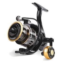 VitalEase Ultra Smooth and Powerful Spinning Reels: Durable Aluminum Alloy Body, 5.2:1 Gear Ratio, 12BB, Suitable for River, Lake, and sea Fishing, with a Variety of Models Available. (HE5000)