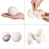 (Pack of 6) Wool Dryer Balls Laundry Reusable Natural Fabric