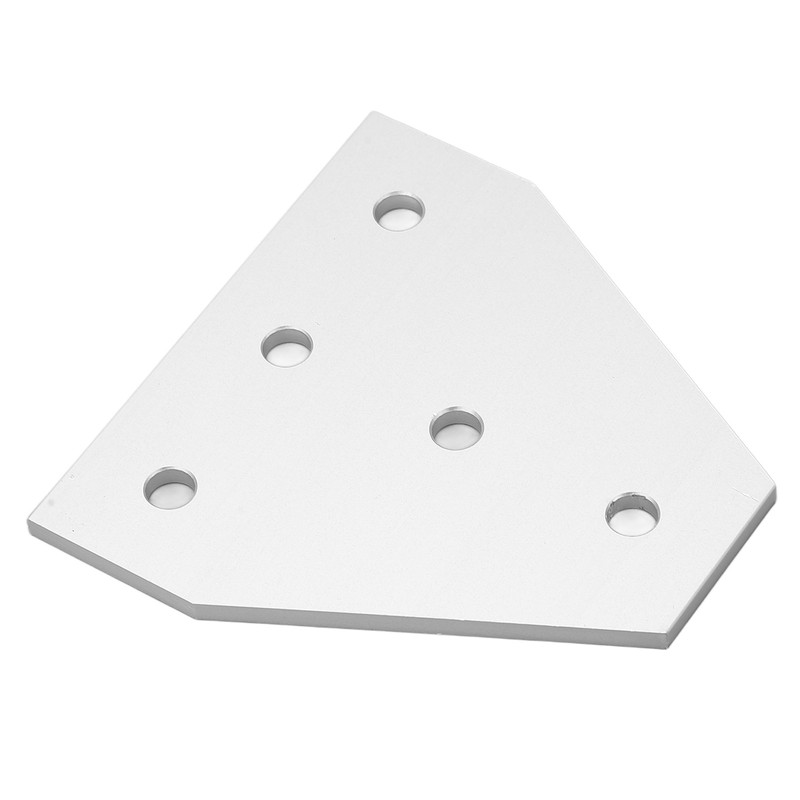 5PCS Flat Tie Plate Aluminum Alloy 5 Holes Compression Resistance