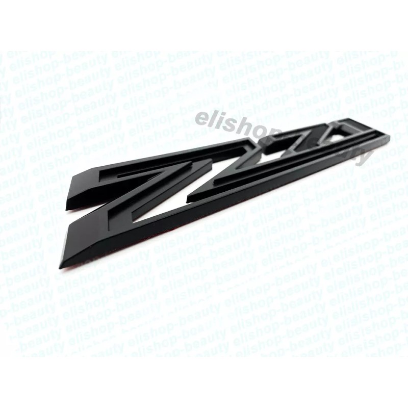 General Motors 2019-2023 Matte Black Silverado LT Z71 Emblem Nameplate