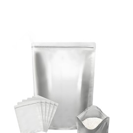 SINGERTOP Rice Bag, 6.6 lbs (3 kg), Rice Storage Bag, Aluminum Foil Bag, Rice Refrigerator Storage Bag, Light Filtering Bag, 10.2 x 13.8 inches (26 x 35 cm), 8 Pieces, Blocks Sunlight, Air, Odor,