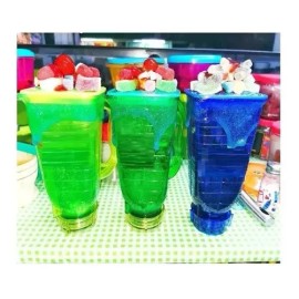 ML 10 Vasos Licuachela Micheladas 1250ml Neon Fiesta