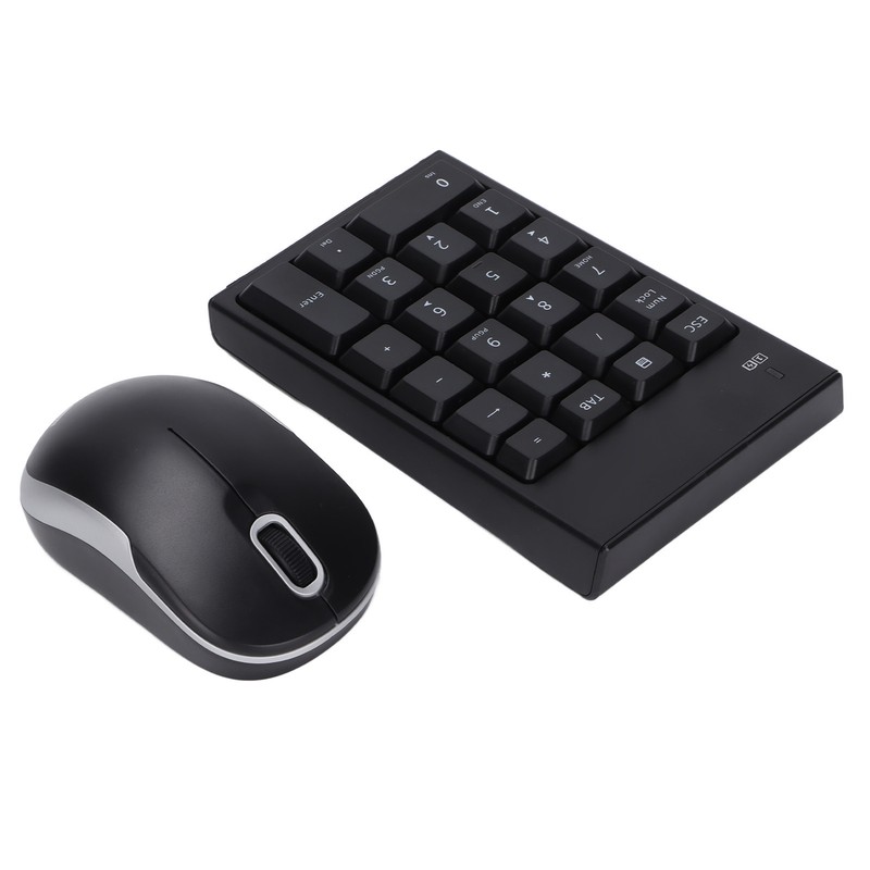 Numeric Keyboard Mouse Set MC‑61CB Wireless 2.4g Portable Silent Keypad