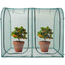 Poray Large Tunnel 73''x37''x61''Plant Netting Cover,5FT Tall Crop Cage Tomato Netting,Pest Guard Cover for Vegetables &Fruits,Durable Gardening Net for Plant and Animal