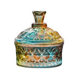 ccHuDE 100ml Nail Art Glass Cup Large Nail Dappen Dish Dappen Monomer Holder Dish Acrylic Liquid Powder Cup Nail Glass Crystal Cup Glassware Tools B