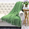 Casual Style Super Soft Plush Lightweight Tweed Knitted Throw Blanket