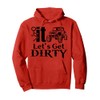 SXS UTV Let's Get Dirty Offroad Adventure Pullover Hoodie