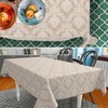 Fabric Tablecloth, Textile Table Linen, Cotton Polyester, Washable, Plain Ornamental