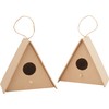 VBS Triangular Bird House - Set of 2