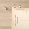 Silver Push Pins, 20 Pcs Metal Thumb Tacks Drawing Pins