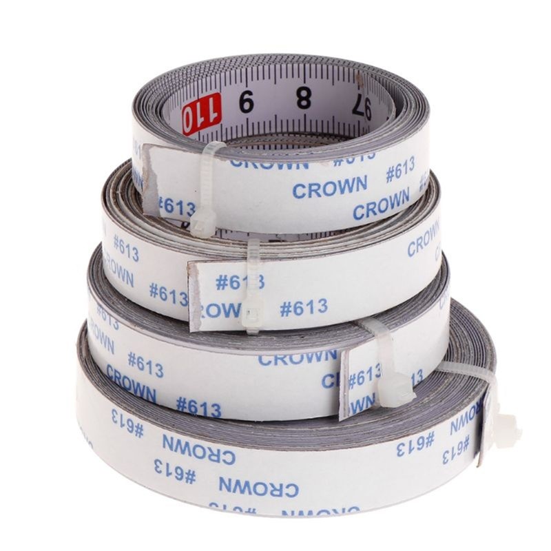 Stainless Steel Miter Track Tape Measure Self Adhesive Metric Scale