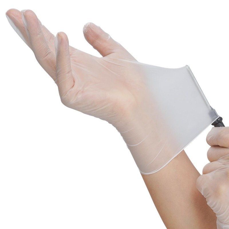 MEDPRAYER Vinyl Exam Gloves - Disposable Latex & Powder Free
