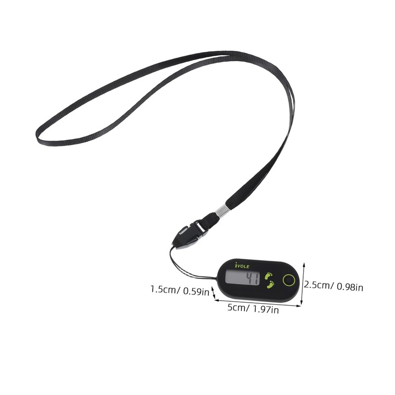 OHPHCALL Mini Single Function 3D Electronic Pedometer for Running Treadmill