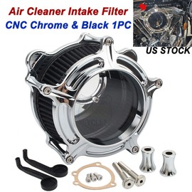 lenkdou Air Cleaner Intake Filter For Harley Softail Dyna Touring Street Road King Glide