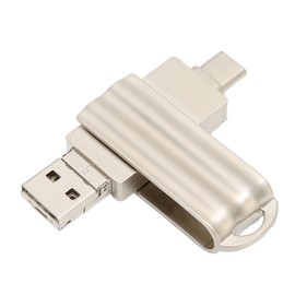 USB Flash Drive USB2.0 2 in 1 High Speed 256G U Disk Information Transfer Storage File Storage Data Transfer Flash Drive