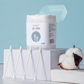 Toddmomy Cotton Swabs for Ears - 1000pcs Baby Cotton Swabs Double Tipped Cotton Swabs Cotton Buds Baby Nose Cleaner Cotton Swabs Makeup Cleaner Cotton Swabs