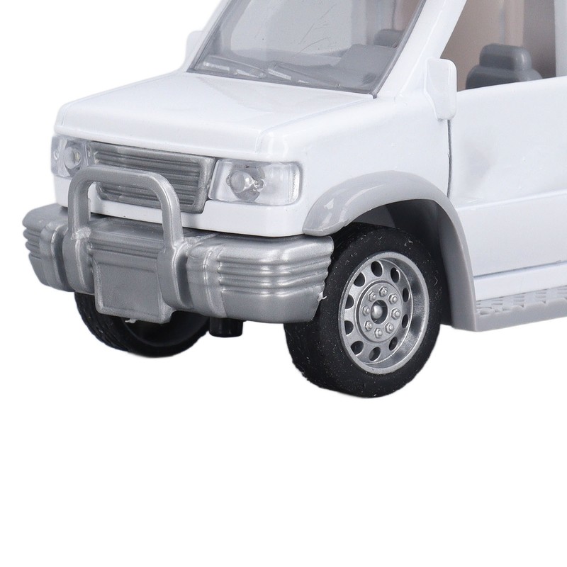 1/32 Kids RV Toy Sound Light Opening Doors Simulation Educational