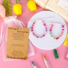 EOBOH Back to School Bracelet Supplies, 2Pcs Heart Kindergarten Bracelets