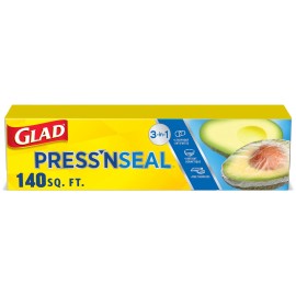 Glad Press'n Seal Food Plastic Wrap - 140 Square Foot Roll