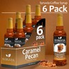 Caramel Pecan Coffee Syrup by Syruvia 6-Pack, 25.4 fl oz,
