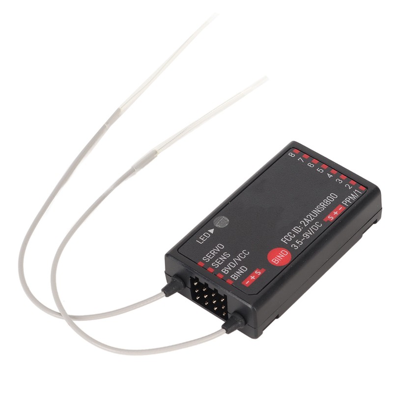 FS SR8 2.4GHz 8 Channel Receiver Double Antenna Bidirectional Receiver