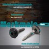 Vooxa Pack of 200 Stainless Steel A2 Spenkrier Screws 4.5