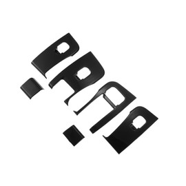 Motoforti 1 Set Car Automobile Interior Door Window Control Panel Cover Door Lock Switch Button Trim for Model 3 for Model Y Long-lasting