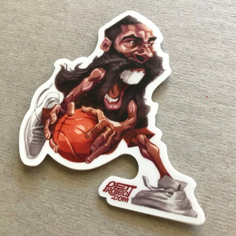 PettProject The BEARD | James Harden Die Cut Vinyl Sticker