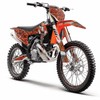 1998-2002 MXC Flaming Gearhead Orange Senge Graphics Base Kit Compatible