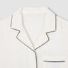 JAJU [JAJU/자주] 여 이중지 파자마 세트_아이보리 [JAJU] Women's Double Fabric