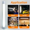 LETOUR LED Tube Magnetic Light Work Lights 6000Lumens 10400mAh 5