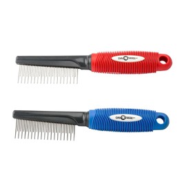 cuteNfuzzy Ultimate Pet Shedding Comb, Red