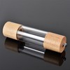 Manual Pepper Grinder Multifunctional Efficient Grinding Oak Patchwork Acrylic Pepper