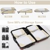 MMBAGSTOR Compression Packing Cubes - 10 Packing Cubes for Suitcases